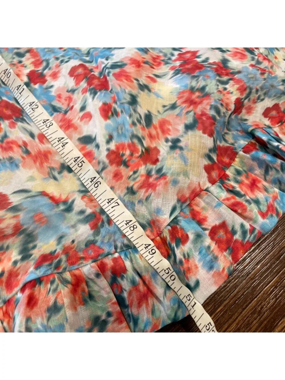 NWT J.Crew Ruffle-Hem Midi Dress Sz 6 Floral Boho Modest Feminine Lined Coquette